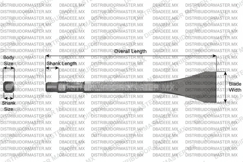 Ajax Tools 387-18 — Cincel de Escariado 18" Vástago Master Power