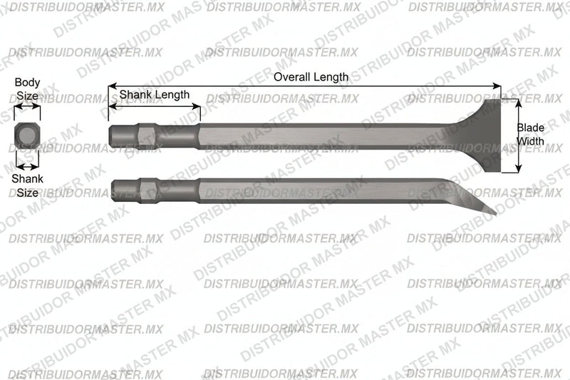Ajax Tools 388-12 — Cincel Angular 12" Vástago Master Power