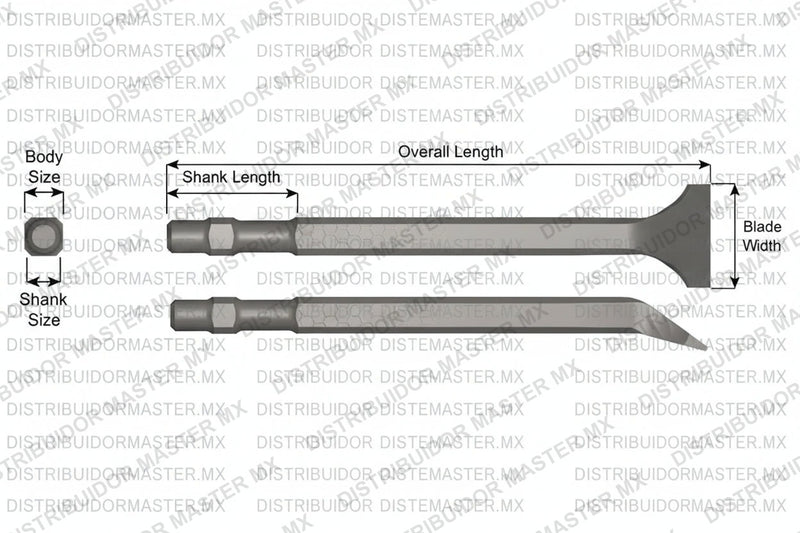Ajax Tools 388-18 — Cincel Angular 18" Vástago Master Power