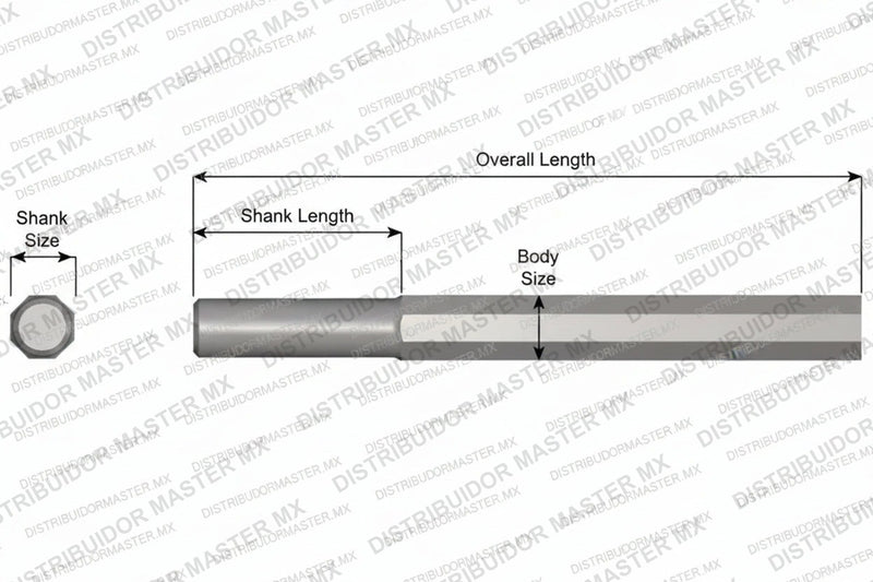 Ajax Tools 3-18 — Blank Sin Collar .680" Redondo 7/8" x 18"