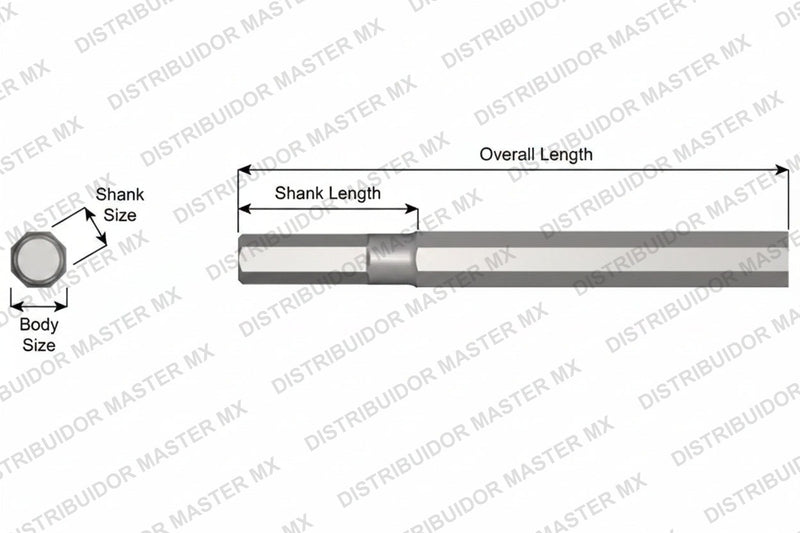 Ajax Tools 4-48 — Blank Sin Collar .580" Hex 7/8" x 48"