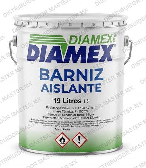 Barniz Aislante Claro | Secado al Aire | Presentación 19 Litros (Cubeta)