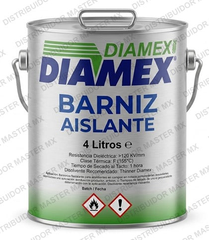 Barniz Aislante Claro | Secado al Aire | Presentación 4 Litros (Galón)