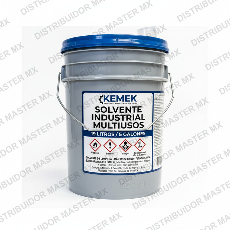 Solvente de Limpieza Industrial | Presentación 19 Litros (Cubeta)