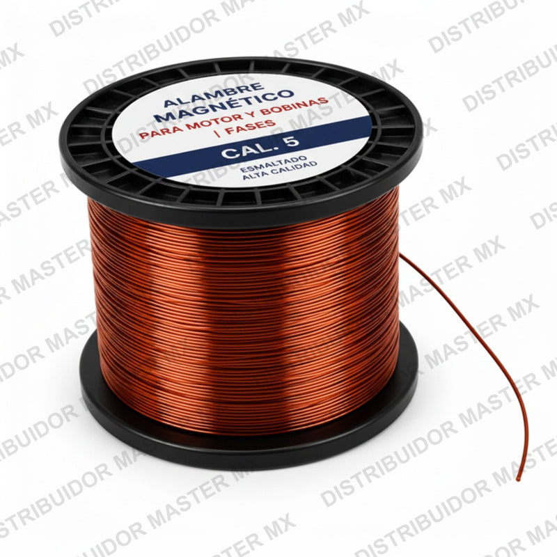 Alambre Magnético para Motor y Bobinas | Fases Cal. 5