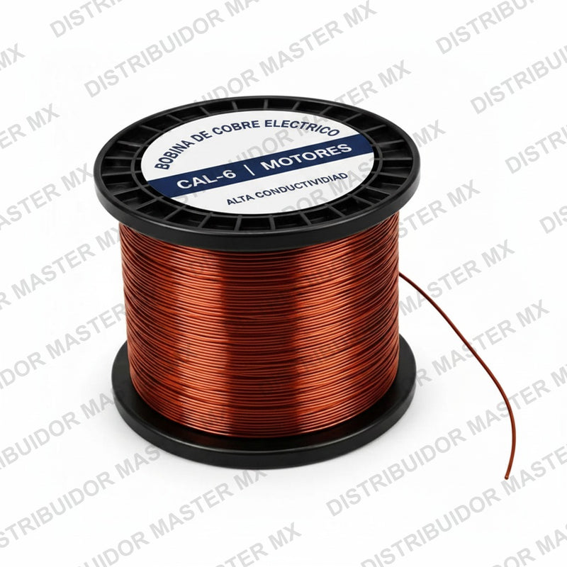 Alambre Magnético para Motor y Bobinas | Fases Cal. 6