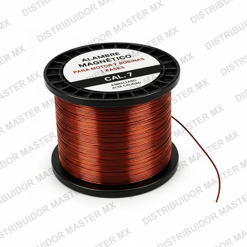 Alambre Magnético para Motor y Bobinas | Fases Cal. 7