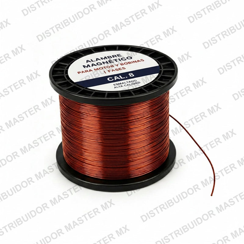 Alambre Magnético para Motor y Bobinas | Fases Cal. 8