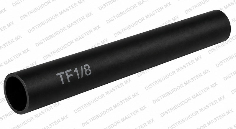 Tubo Termocontráctil (Termofit) de Pared Delgada: 1/8" (Negro)