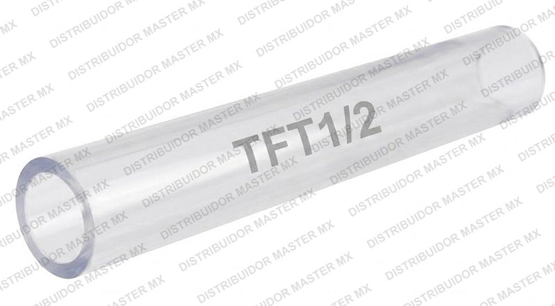 Tubo Termocontráctil (Termofit) de Pared Delgada: 1/2" (Transparente)