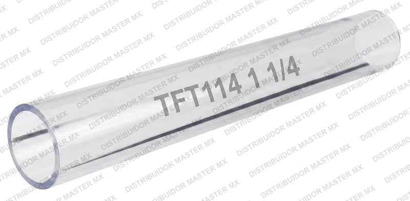 Tubo Termocontráctil (Termofit) de Pared Delgada: 1 1/4" (Transparente)