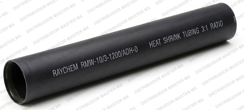 Tubo Termocontráctil (Termofit) Raychem: 10/3 (Negro)