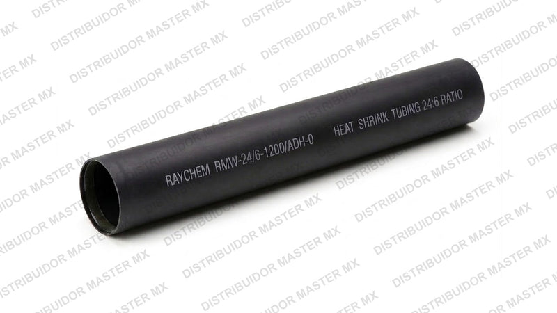 Tubo Termocontráctil (Termofit) Raychem: 24/6 (Negro)