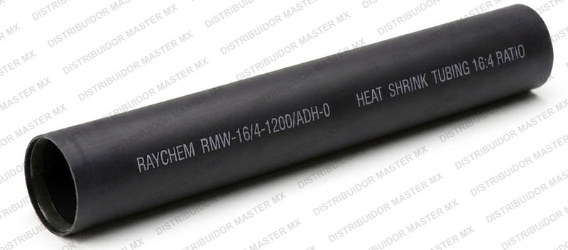 Tubo Termocontráctil (Termofit) Raychem: 16/4 (Negro)