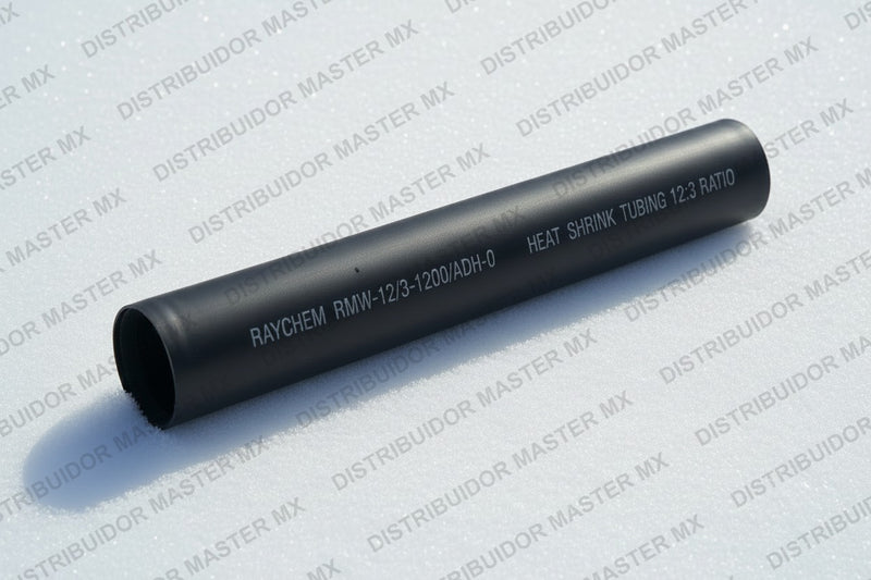 Tubo Termocontráctil (Termofit) Raychem: 12/3 (Negro)