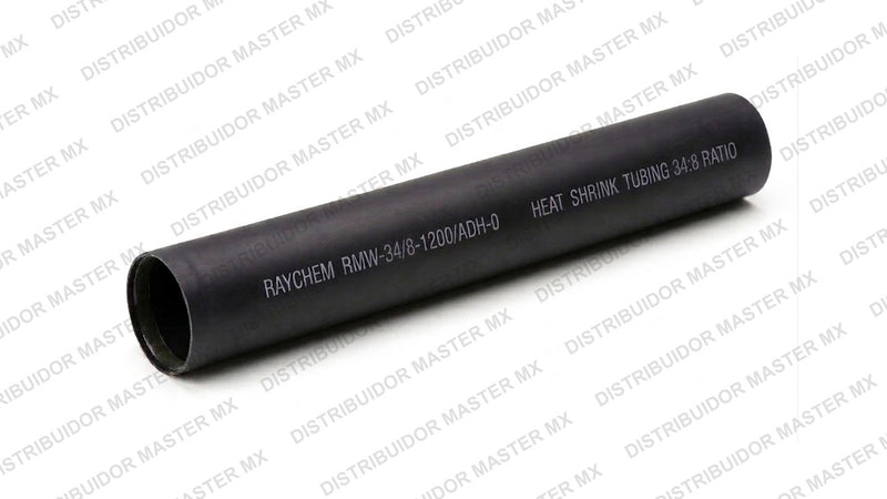 Tubo Termocontráctil (Termofit) Raychem: 34/8 (Negro)