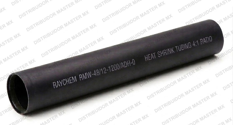 Tubo Termocontráctil (Termofit) Raychem: 48/12 (Negro)