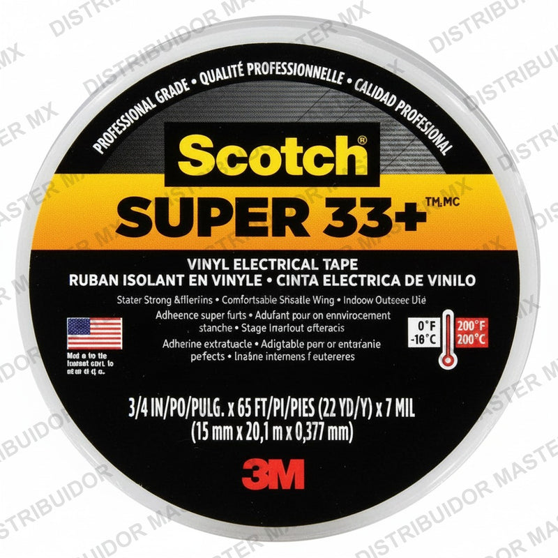 Cinta Vulkanizable CVULK, 3/4" (Tipo Scotch 33 – Autofusionante de Hule)