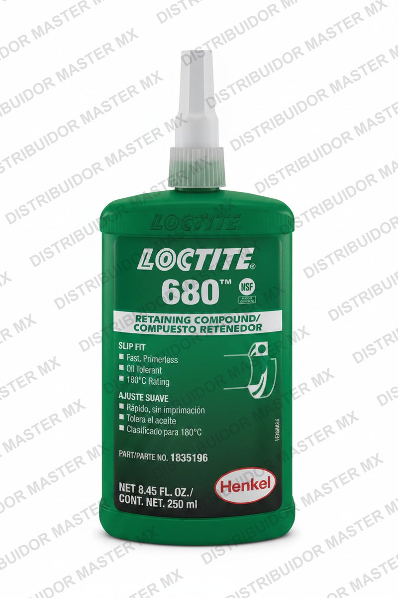 Adhesivo Retenedor L680 LOCTITE (Fijador de Alta Resistencia)
