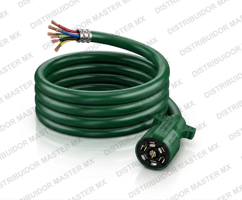 Cable Generico Electrico |  para Camion 7 Hilos Color Verde