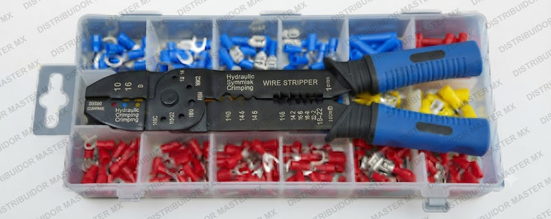 Juego de Pinza Pela Cables 301 Piezas | P14003 | Con Terminales