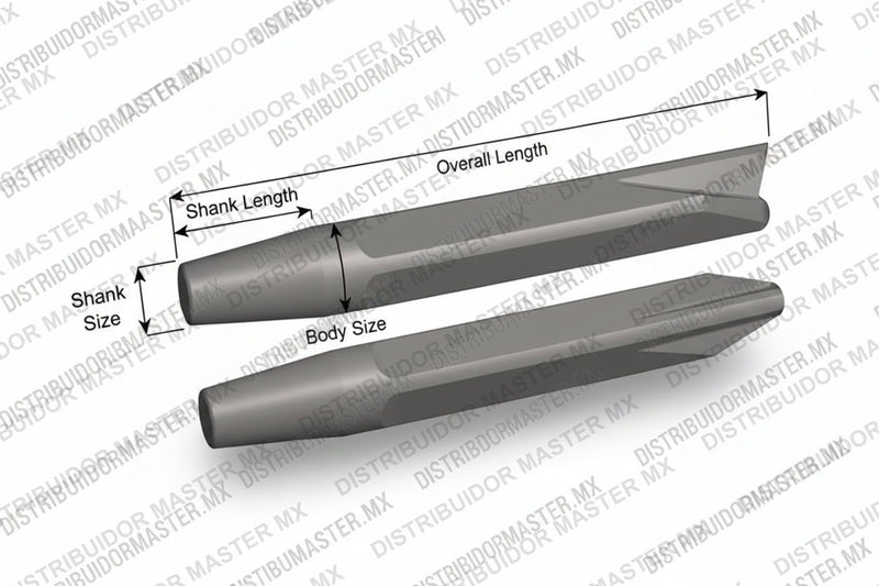 Ajax Tools 241 — Rivet Buster Desgarrador (Ripper), Vástago Standard, 9" (229 mm)