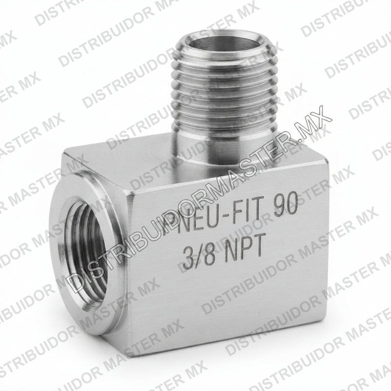 Codo Estándar de 90° Roscas NPTF 3/8" Macho a 3/8" Hembra | F9 | Simplex