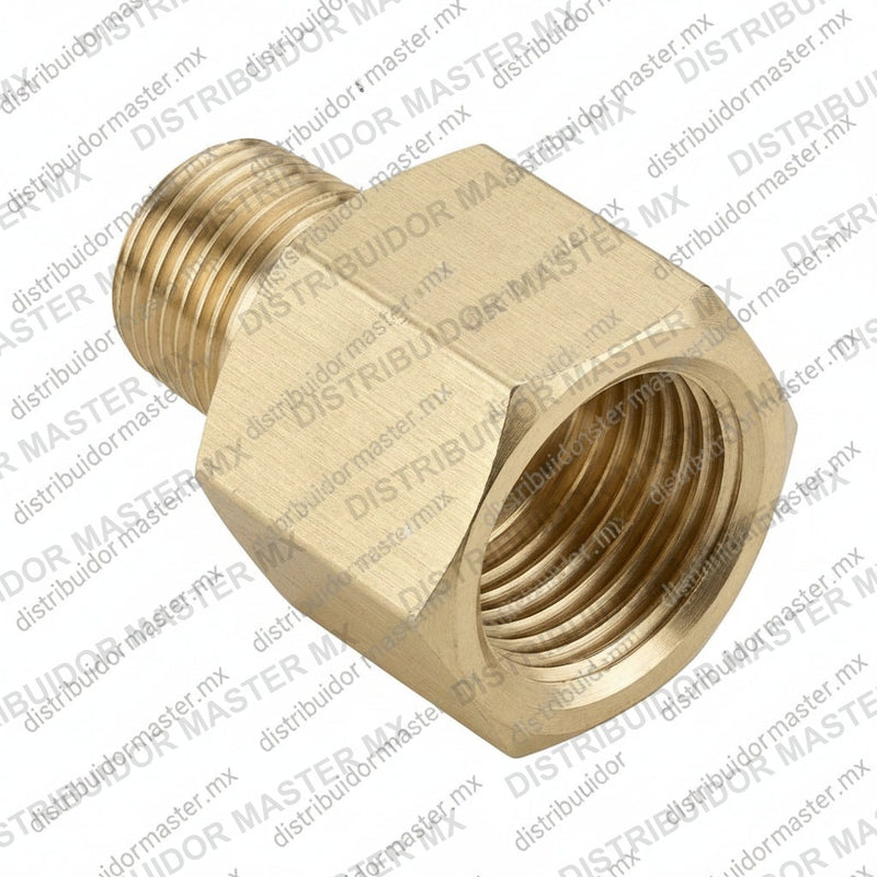 Conexion Reductora Roscas NPTF de 1/4" M a 3/8" F | F17