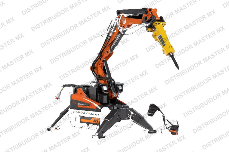 Robot de Demolición Husqvarna DXR 145 - Control Remoto, Alta Potencia y Versatilidad