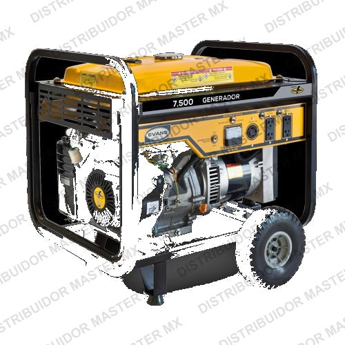Generador de Emergencia Monofásico 7,500 W | Industria Ligera | EVANS