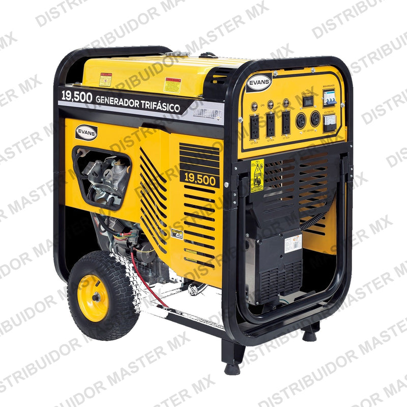 Generador de Emergencia Trifásico 19.5 kVA | Motor Briggs & Stratton 35 HP | EVANS