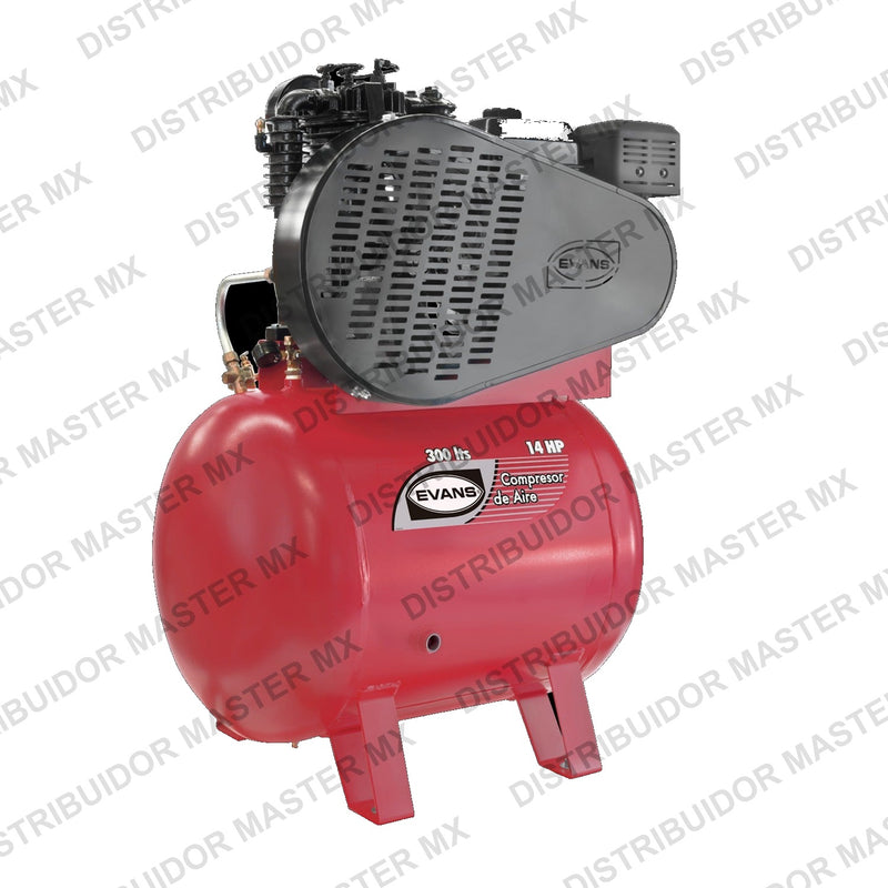Compresor de Aire 2 Etapas 14HP 300L GASOLINA THUNDER MOTOR 5 HP