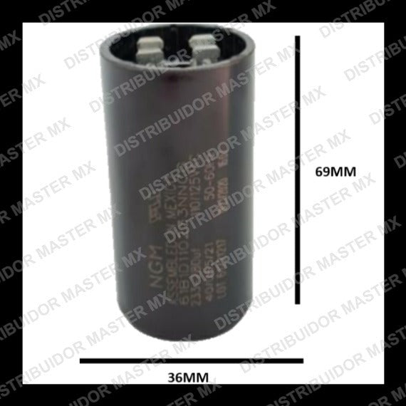 Capacitor NGM 400-480 MFD 127V | Condensador de Arranque (B1)