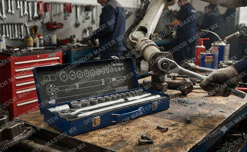 Juego de Autocle Cuadro 1/2” | Alto Torque | Modelo HYJH16
