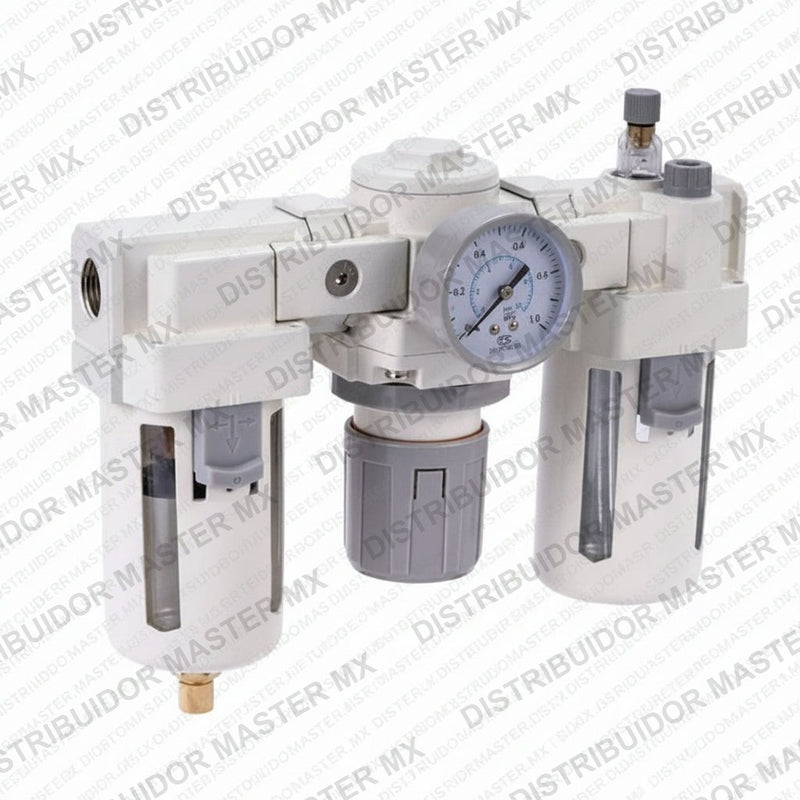 Filtro Regulador Lubricador 1/2" | Unidad de Mantenimiento 200 PSI | GP817B200