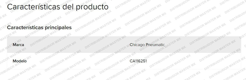 CA 116251 Zanco o Anvil para Llave de Impacto Cuadro 1" | Eje de Transmisión de Alto Torque