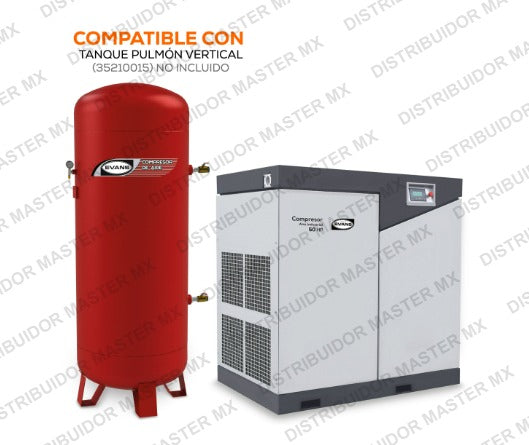 Compresor de Tornillo 50 HP 220V  - Estacionario Evans