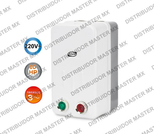 Arrancador Evans 10 HP 220V CA - Control de Arranque para Motores Eléctricos Industriales