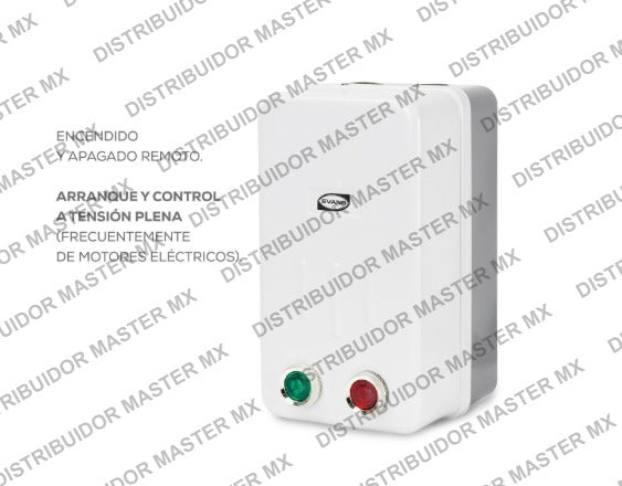 Arrancador Evans 10 HP 220V CA - Control de Arranque para Motores Eléctricos Industriales