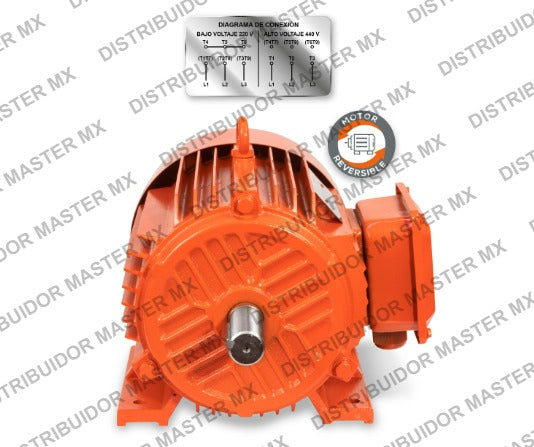 Motor Eléctrico EVANS 5 HP Trifásico Reversible – Potencia y Versatilidad para Industrias 220 440 V