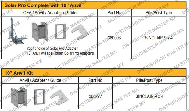 Hincador Hidráulico de Pilotes y Postes | Solar Pro | Rhino | Parques Solares