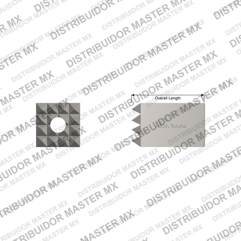 Ajax Tools 5101 — Cabeza para Herramienta de Buje (Bujarda) 1-1/2" Cuadrada