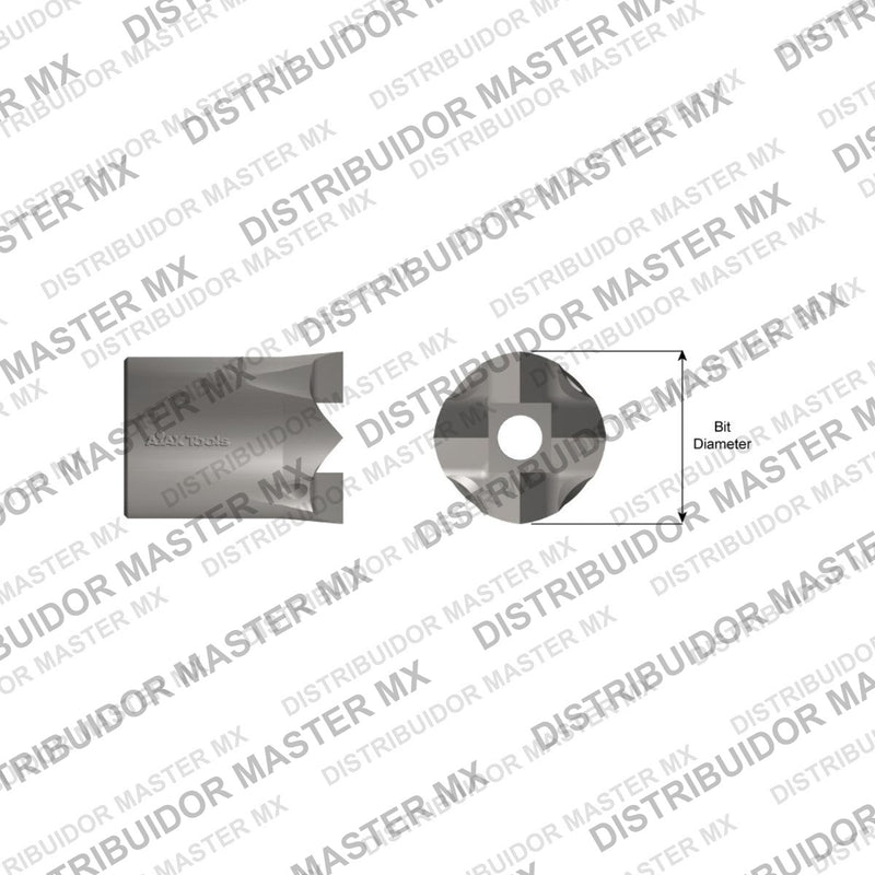 Ajax Tools 63430 — Broca de Roca Todo Acero Rosca E 1-1/4"