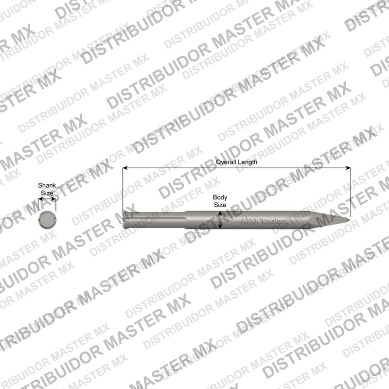 Ajax Tools 5807 — Punta Moil Vástago SDS Max