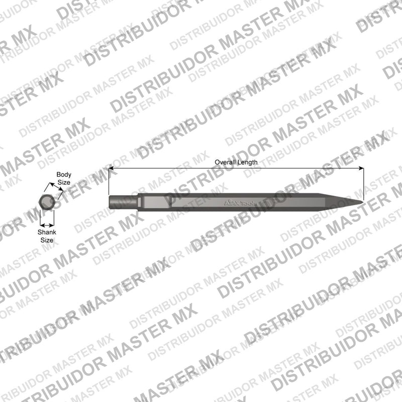 Ajax Tools 5007 — Punta Moil Vástago 5/8" Round Spline