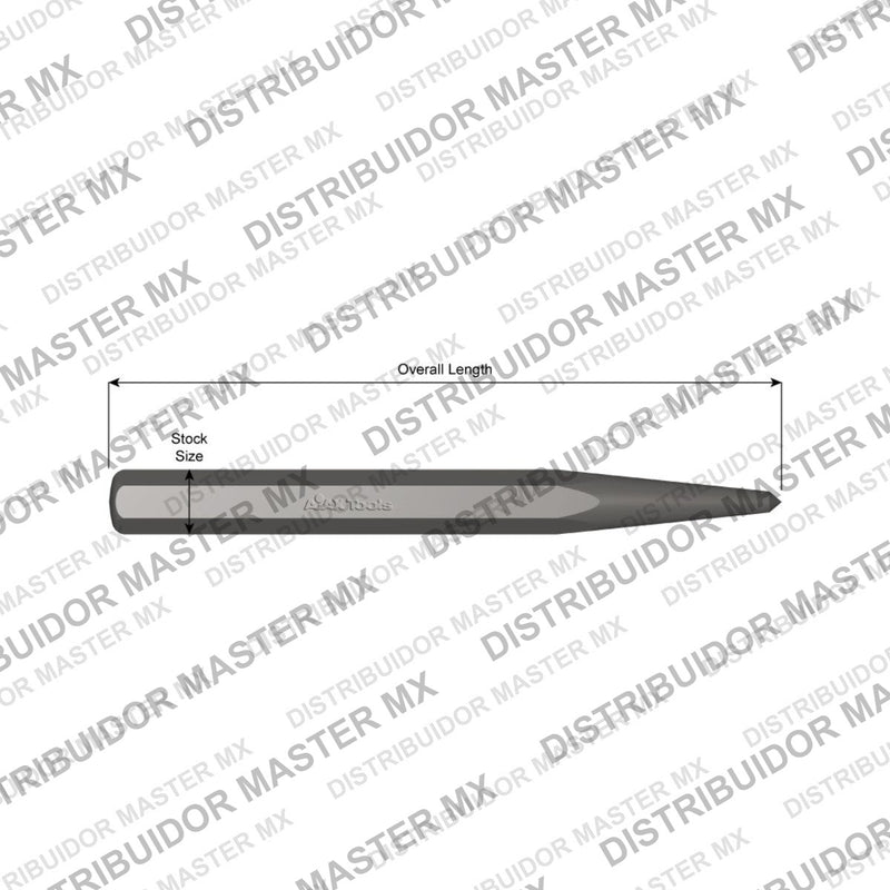 Ajax Tools 562 — Punzón de Centro 1/2", 6"