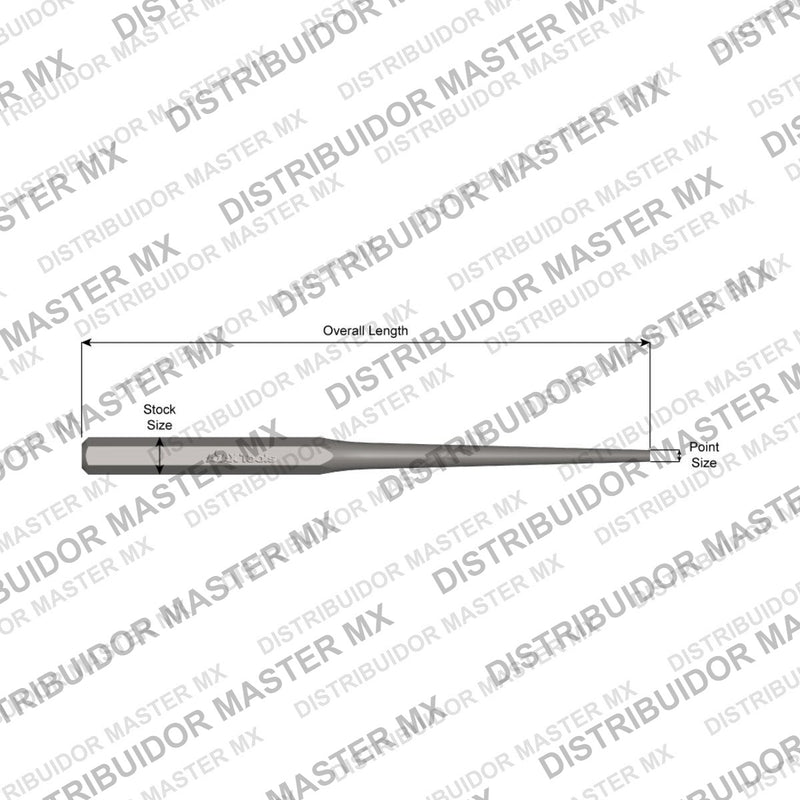 Ajax Tools 589 — Punzón Cónico Largo 1/2", 9"