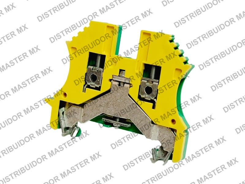 Clema de Tierra WPE 2.5 para Riel DIN 26-12 AWG 800V Weidmüller
