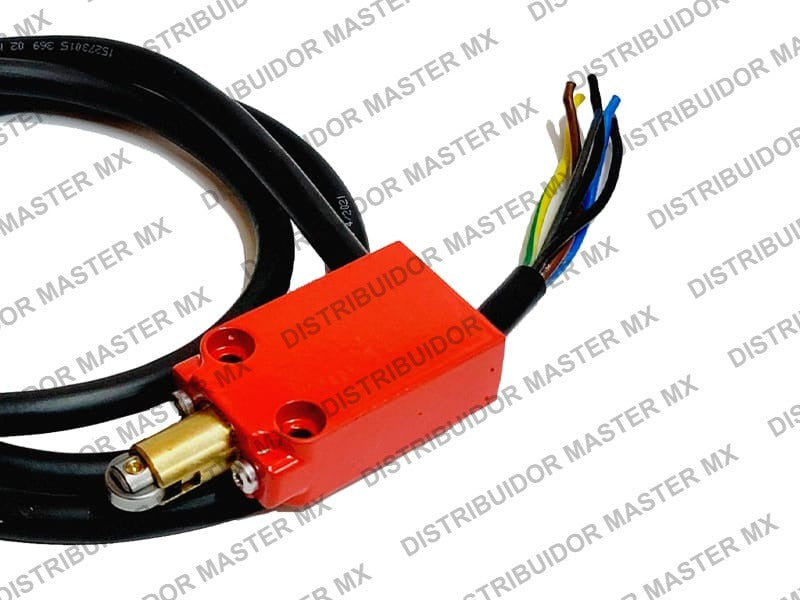 Interruptor de Límite con Rodillo 1NA/1NC Cuerpo Metálico Cableado Crouzet 83-871-101