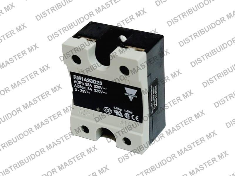 Relevador de Estado Sólido 25A Salida 230 VAC Entrada 3-32 VDC Carlo Gavazzi RM1A23D25